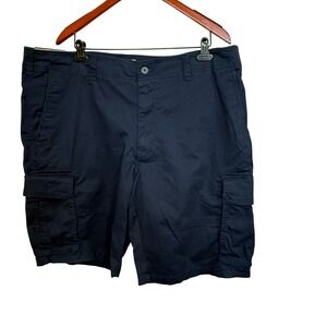 Goodfellow Co Cargo Shorts Navy Blue Size 42 Extra Room Stretch Inseam 11